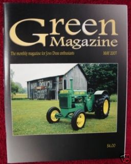 May 2007 Green Magazine John Deere Model 320 Tractor  