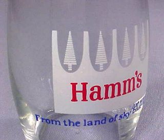 Hamm's Brewing Co St Paul MN Vintage A C L Barrel Beer Glass 1960s  