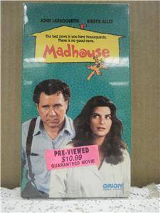 VHS Movie Used Madhouse John Larroquette Kirstie Alley L95  