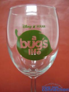 Disney Pixar Studios Bugs Life Premiere John Lasseter Winery Vineyard Wine Glass  