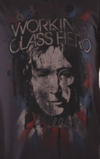 John Lennon Working Class Hero t shirt Vintage Concert Style Tee Shirt  
