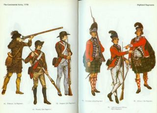 1975 Uniforms of the American Revolution in Color John Mollo Malcolm McGregor  