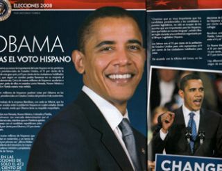 2008 La Guia Latin magazine President Barack Obama Gloria Estefan John McCain  