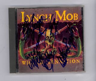 Lynch Mob Signed Autographed CD  