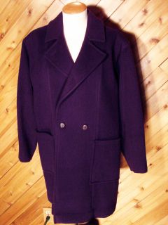 Pendleton Womens PURPLE Wool Coat 12 NWT  