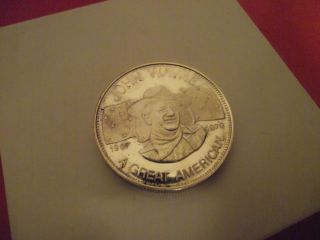 John Wayne U s Silver Coin One Troy Ounce 999 Fine Silver  
