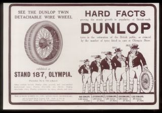 1913 John Bull PIX Dunlop Tyres Tires Vintage UK Print Ad  