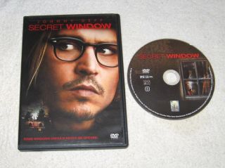 Johnny Depp SECRET WINDOW John Turturro DISC is in MINT CONDITION w s  