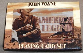 JOHN WAYNE American Legend The Duke Playing Cards in Collectible Tin  