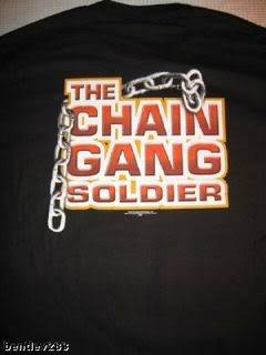 Vintage JOHN CENA The Chain Gang Soldier T shirt  