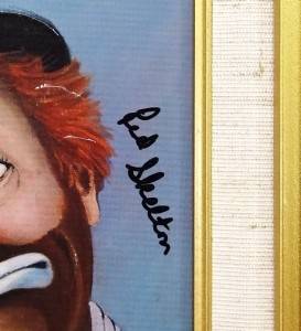 Freddie Red Skelton Canvas Transfer Lithograph Limited Edition 4728 5000 Mint  