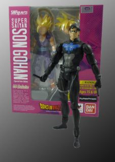 DC Universe Custom Young Justice Nightwing SDCC 2012 S H Figuarts Gohan  
