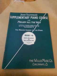 John Thompson's Supplementary Piano Course Book 1 A Book 1B  