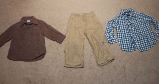 The Childrens Place Shirt European Outfit Jolo Pants Boys LOT 3T Long Sleeve  