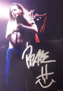 Korn Jonathan Davis Signed Autographed Print COA Concert w Bagpipes 5 of 10  
