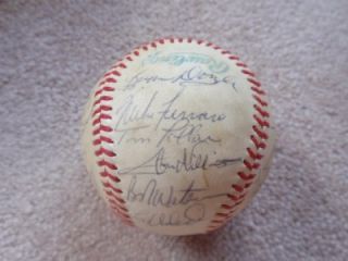 1980 New York Yankees Team Signed Ball Rich Gossage Yogi Berra Ron Guidry 21  