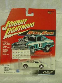 Johnny Lightning '57 Vette Gasser Rebel Rods  