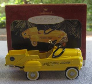 1997 Christmas Hallmark Ornment Kiddie Car Classics Murray Dump Truck  
