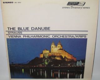 Josef Krips Strauss The Blue Danube LP Record London  