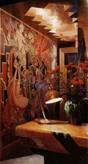 Kathleen Joffrion Perry "Restaurant Jonathan New Orlean's" Art Deco s N Print  