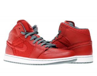 Nike Air Jordan 1 Phat Varsity Red Grey Mens Basketball Shoes 364770 602  