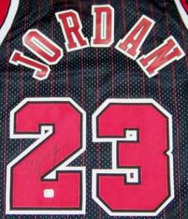Michael Jordan Signed Autographed Basketball Jersey GAI  