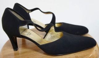 BRUNO MAGLI Black Stylish Sexy Strap Heels Shoes Sz 9 B  