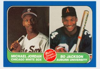 Michael Jordan Bo Jackson RARE Card  