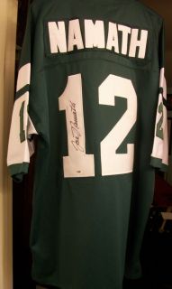 Joe Namath PSA DNA Signed Autographed New York Jets Jersey Mitchell Ness  