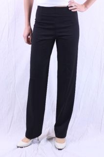 8 NWT Joseph Ribkoff Ladies Black Slim Boot Cut Front Zipper Dress Pants 10621  