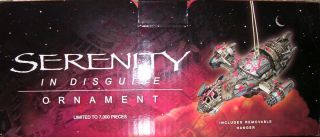 Joss Whedon Firefly Serenity Limited Edition Ornament by Darkhorse  