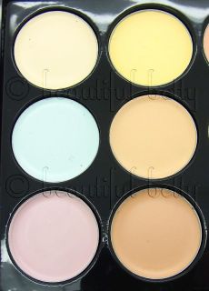 15 Color Camouflage Highlight Shading Concealer Cream Palette CON2US  