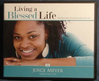 JOYCE MEYER AUDIOBOOK LIVING A BLESSED LIFE 4 CDS  