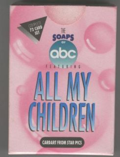 All My Children AMC Factory Trading Card Set  