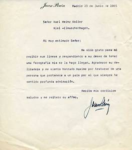 Juan Perón Argentina Autograph Typed Letter Signed  