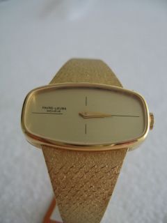 Vintage 18K Solid Gold Favre Leuba Watch Swiss New  