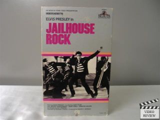 Jailhouse Rock VHS Elvis Presley Judy Tyler Mickey Shaughnessy Dean Jones  