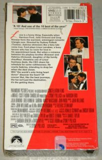 Sabrina SEALED VHS Movie Paramount Pictures 1995 Harrison Ford Julia Ormond  