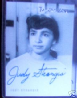 Twilight Zone Trading Card Autograph Judy Strangis
