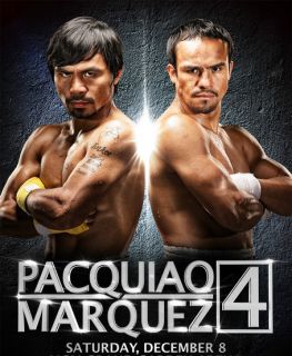 MANNY PACQUIAO VS JUAN MANUEL MARQUEZ 4 FOUR OFFICIAL BOXING PROGRAM
