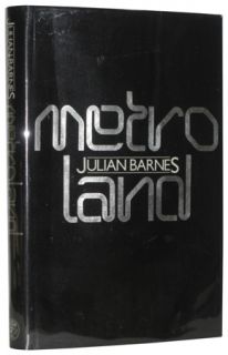 Julian Barnes Metroland HC DJ UK 1980 1st 1st