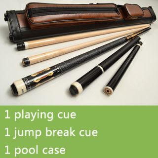 Pool Cue Kit Set Awesome Stick Jump Break Q Case KB4