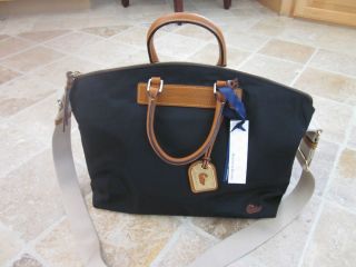 Dooney Bourke Juliette Black Nylon Handbag Purse $185