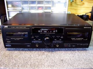 JVC Double Cassette Deck Model TD W354 with Pitch Control