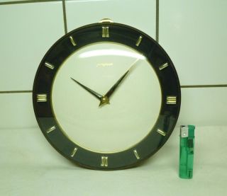 Junghans Art Deco Wall Clock Excellent Condition and Function 8 Days
