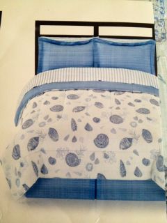 Shell Seashell Comforter Set Complete Bed in A Bag Queen King