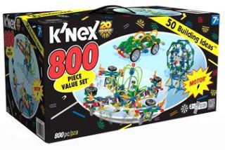 NEX Classics 800 Piece Value Set with Motor 50 KNEX Building Ideas
