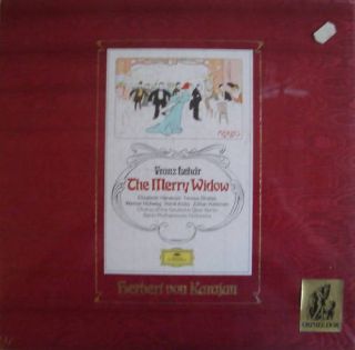 Lehar Karajan The Merry Widow LP Box DGG Classical SS
