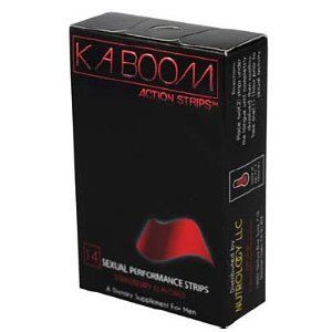 Kaboom Action Strips Male Enhancement 12pcs Free SHIP