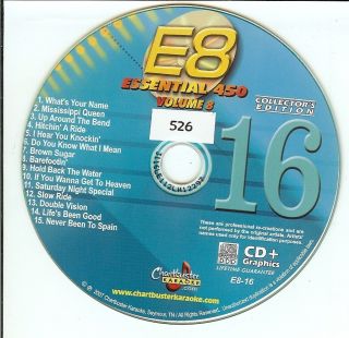 526 Karaoke CDG Chartbuster 70s Pop Hits
